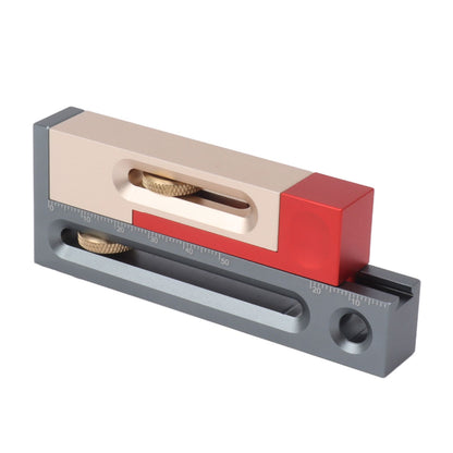 JF06 Table Saw Slot Adjuster Mortise and Tenon Tool Woodworking Movable Measuring Block