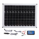 100W 18V Portable Solar Panel Kit 100 Watt 18 Volt Monocrystalline Portable Solar Panel for Automobiles Ships Airplanes Outdoor Agriculture Planting Tourism