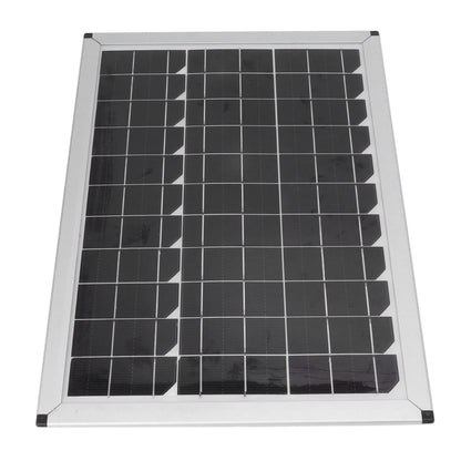100W 18V Portable Solar Panel Kit 100 Watt 18 Volt Monocrystalline Portable Solar Panel for Automobiles Ships Airplanes Outdoor Agriculture Planting Tourism