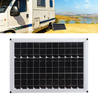 100W 18V Portable Solar Panel Kit 100 Watt 18 Volt Monocrystalline Portable Solar Panel for Automobiles Ships Airplanes Outdoor Agriculture Planting Tourism