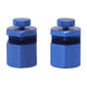 2PCS Stair Guages Knobs Aluminium Alloy Stair Stringer Layout Tool for Framing Square Carpentry Rafter Blue