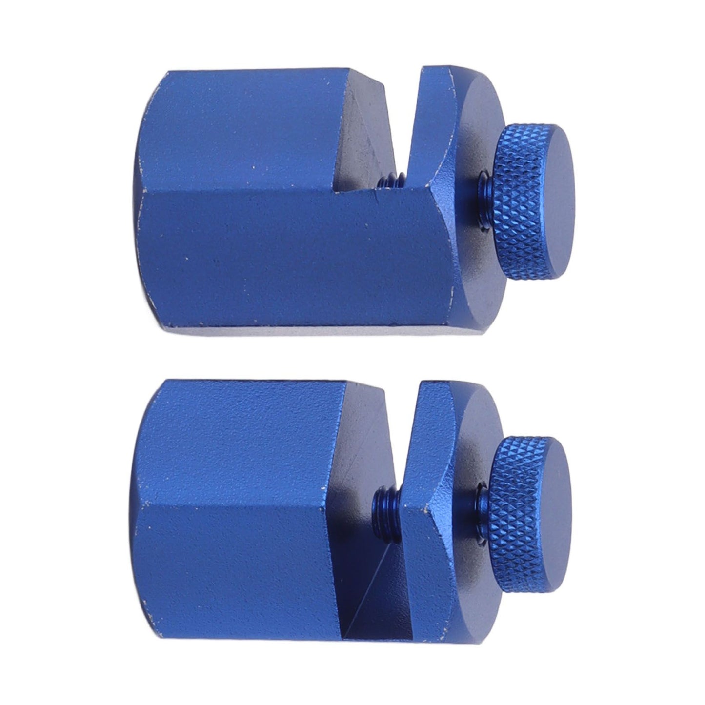 2PCS Stair Guages Knobs Aluminium Alloy Stair Stringer Layout Tool for Framing Square Carpentry Rafter Blue