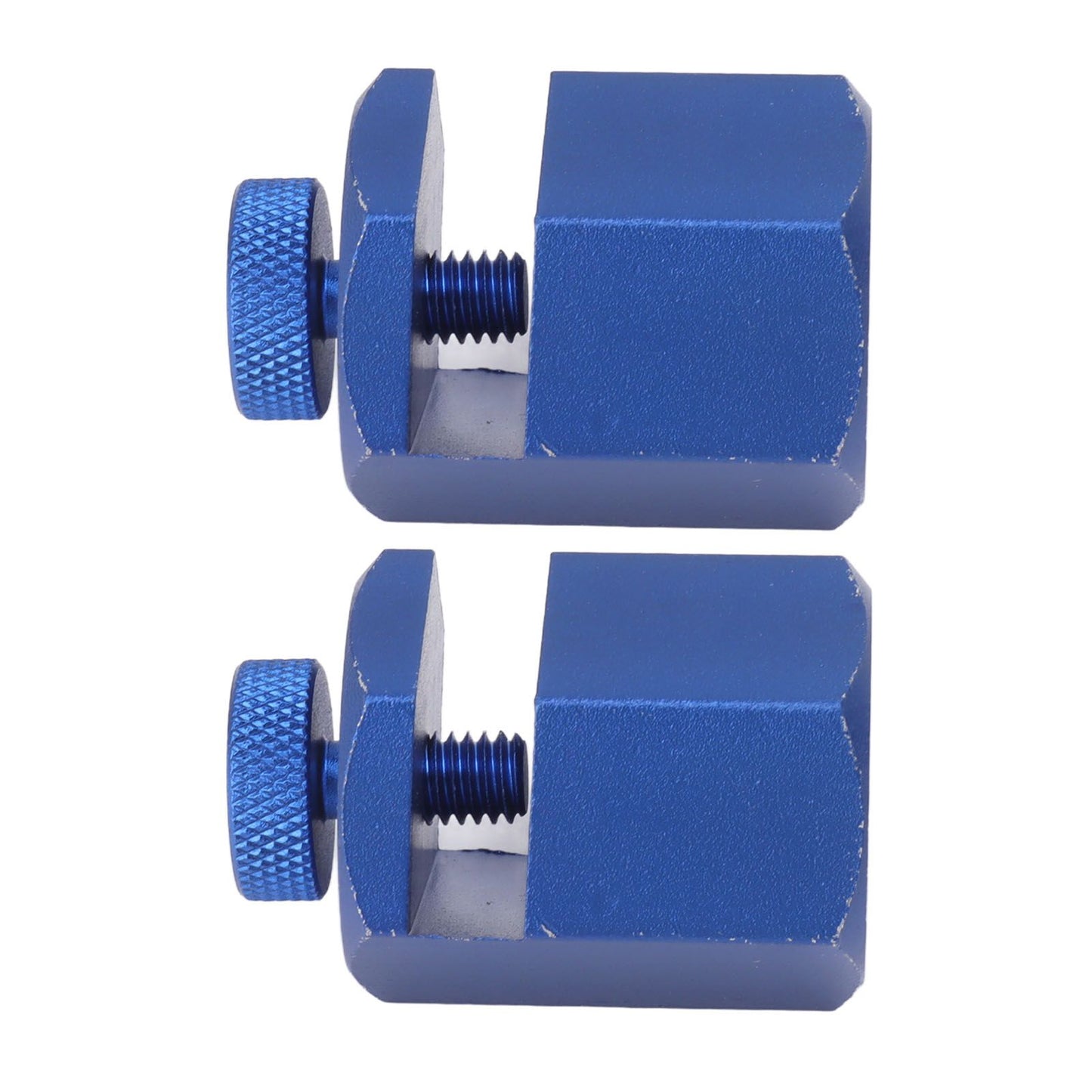 2PCS Stair Guages Knobs Aluminium Alloy Stair Stringer Layout Tool for Framing Square Carpentry Rafter Blue