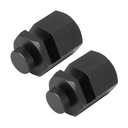 2PCS Stair Guages Knobs Aluminium Alloy Stair Stringer Layout Tool for Framing Square Carpentry Rafter Black