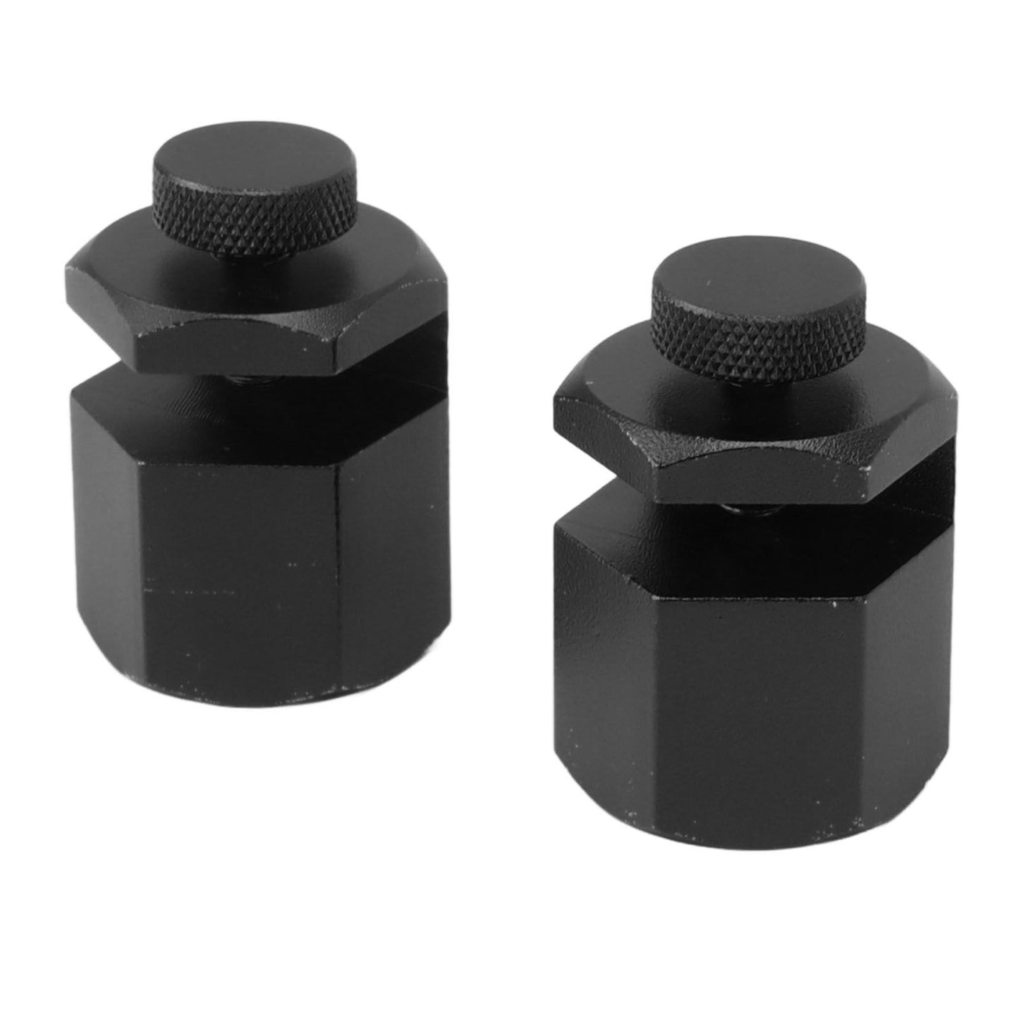2PCS Stair Guages Knobs Aluminium Alloy Stair Stringer Layout Tool for Framing Square Carpentry Rafter Black