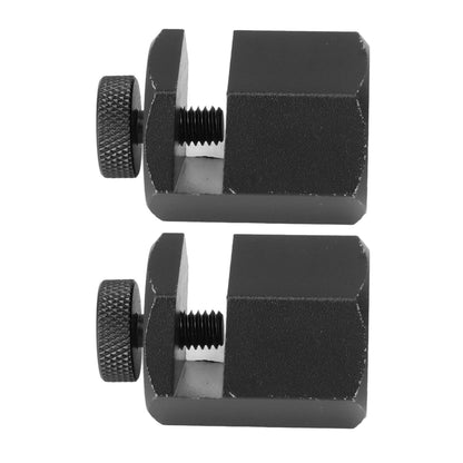 2PCS Stair Guages Knobs Aluminium Alloy Stair Stringer Layout Tool for Framing Square Carpentry Rafter Black
