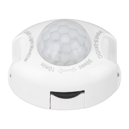 DC Plug Human Body Induction Switch Infrared Adjustable LED Light Strip Detector Switch 5‑24V 60W