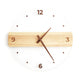 Wall Clock Silent Round Decorative Modern Acrylic Panel Hanging Clock for Living Room Bedroom Office