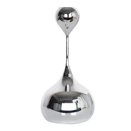 Candle Holder Ornament Stainless Steel Candlestick Holder Household Desktop Sculpture Decoration Sliver A Type