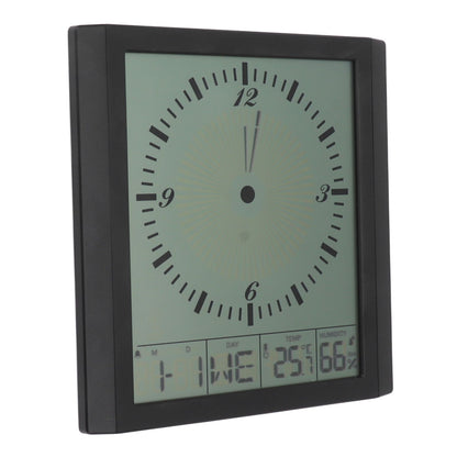 Wall Mounted Digital Display Clock 8.6 In Multifunction Large Digital Wall Clock Thermometer Hygrometer for Bedroom