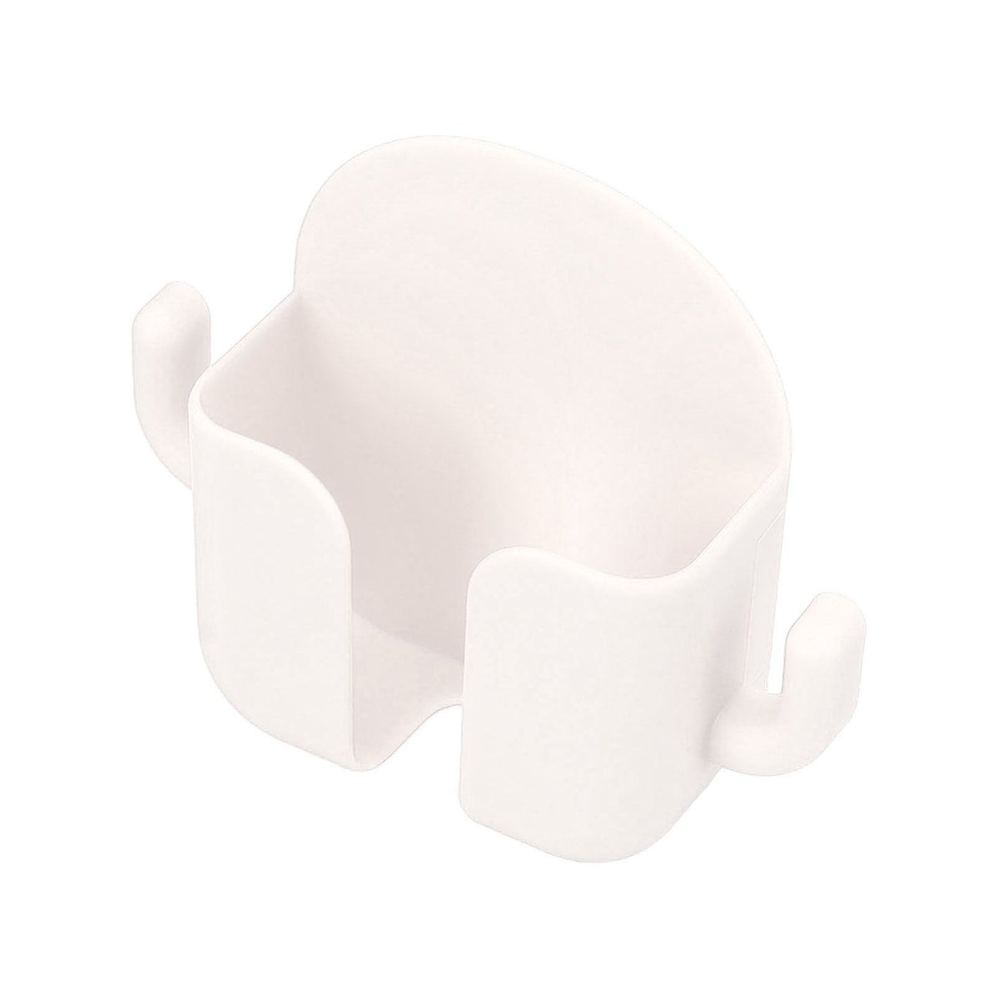 Self Adhesive Wall Mount Cell Phone Holder Wall Mount Phone Charging Holder for Home Office Bedroom White