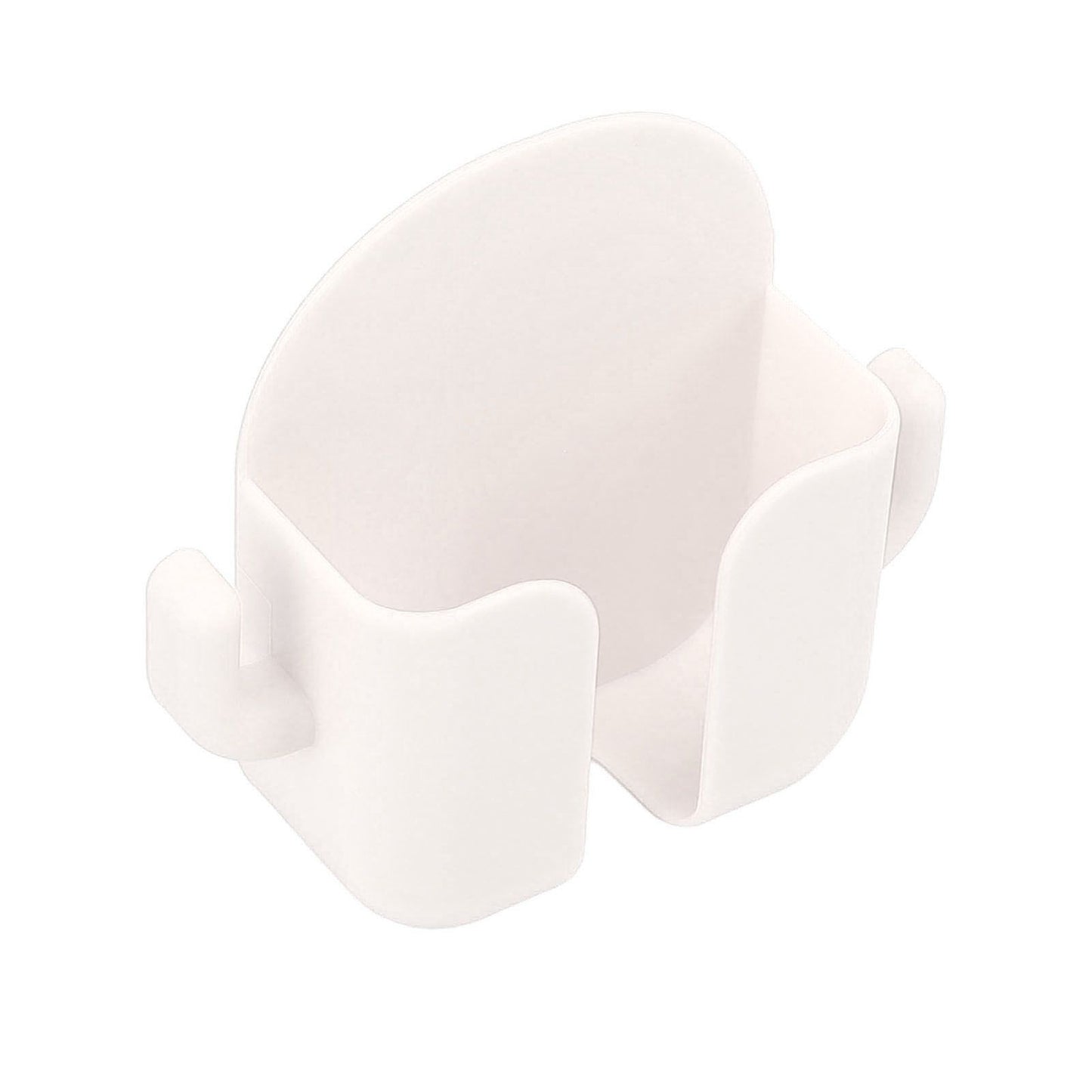 Self Adhesive Wall Mount Cell Phone Holder Wall Mount Phone Charging Holder for Home Office Bedroom White