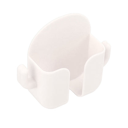 Self Adhesive Wall Mount Cell Phone Holder Wall Mount Phone Charging Holder for Home Office Bedroom White
