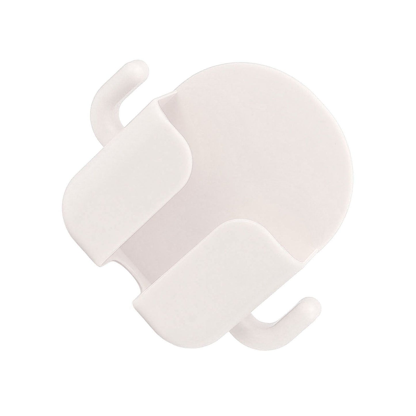 Self Adhesive Wall Mount Cell Phone Holder Wall Mount Phone Charging Holder for Home Office Bedroom White