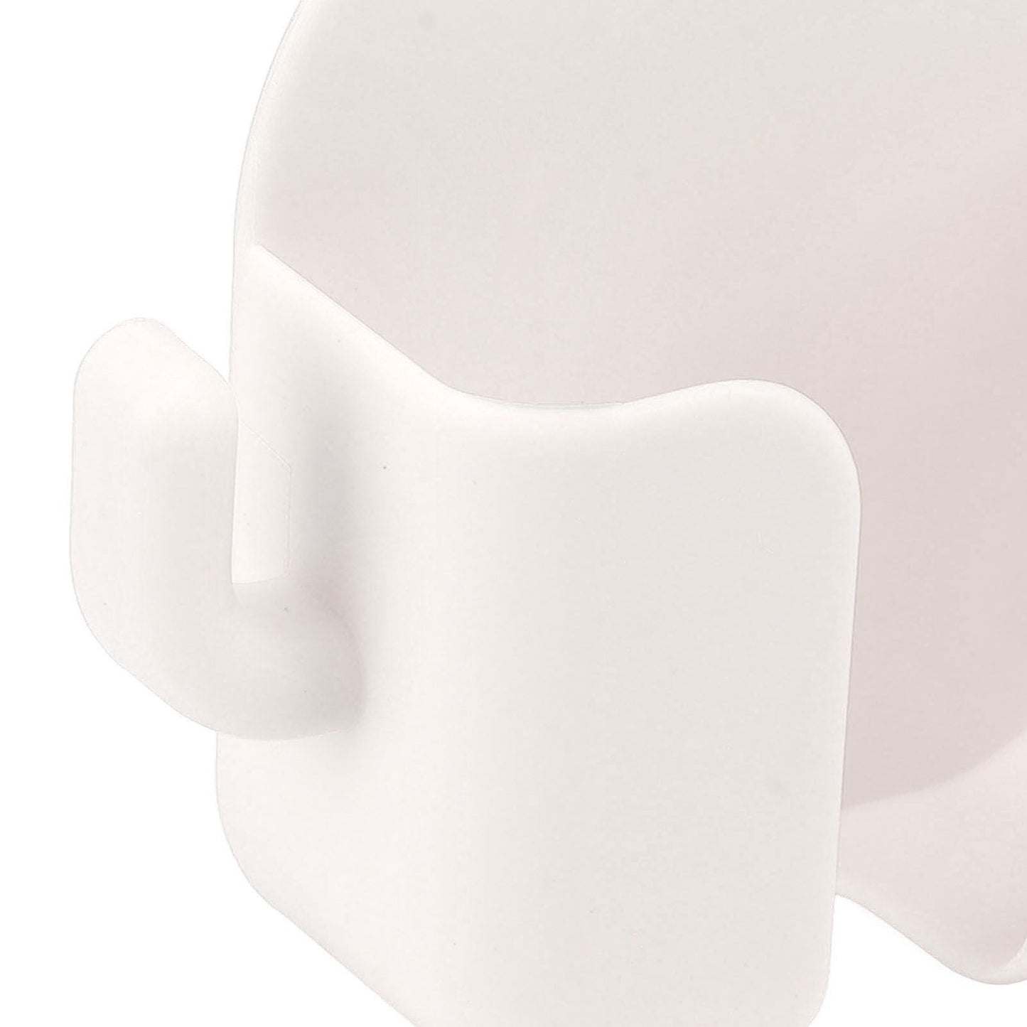 Self Adhesive Wall Mount Cell Phone Holder Wall Mount Phone Charging Holder for Home Office Bedroom White