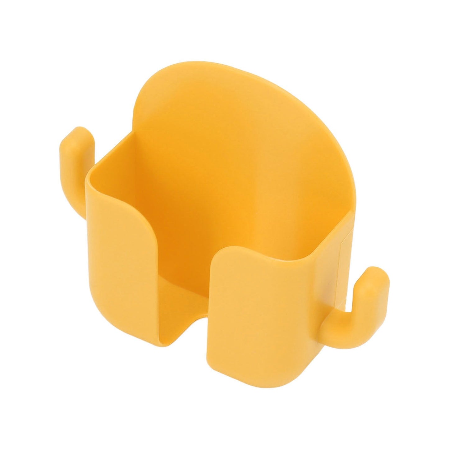 Self Adhesive Wall Mount Cell Phone Holder Wall Mount Phone Charging Holder for Home Office Bedroom Yellow