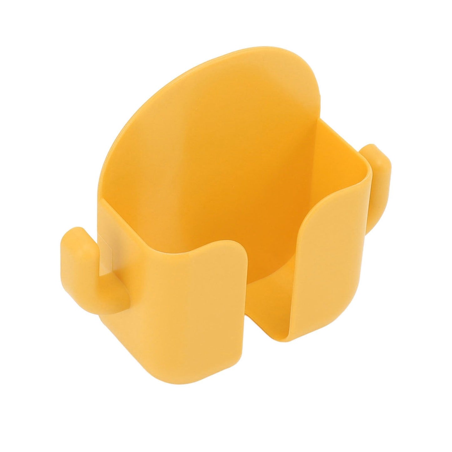 Self Adhesive Wall Mount Cell Phone Holder Wall Mount Phone Charging Holder for Home Office Bedroom Yellow