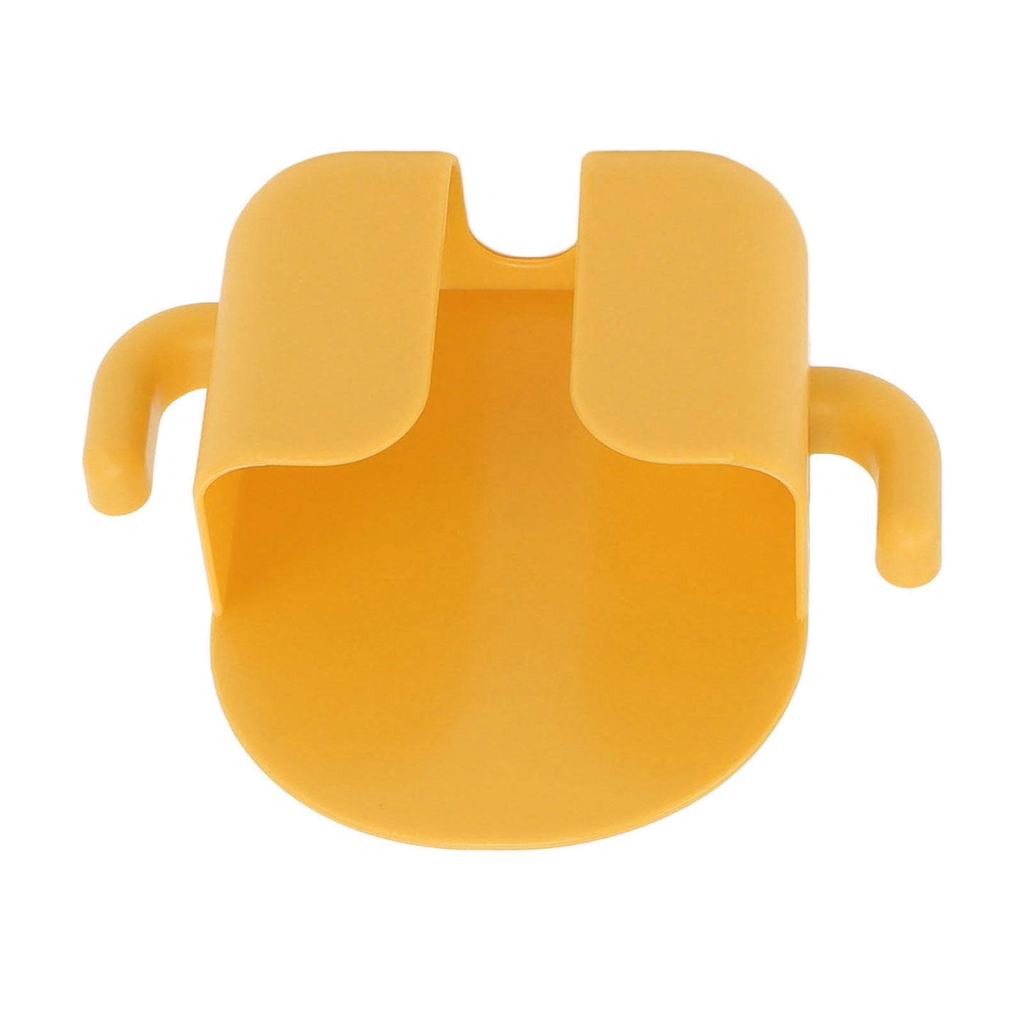 Self Adhesive Wall Mount Cell Phone Holder Wall Mount Phone Charging Holder for Home Office Bedroom Yellow