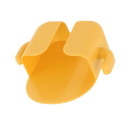 Self Adhesive Wall Mount Cell Phone Holder Wall Mount Phone Charging Holder for Home Office Bedroom Yellow