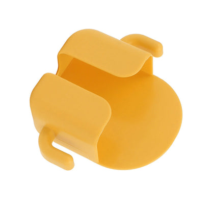 Self Adhesive Wall Mount Cell Phone Holder Wall Mount Phone Charging Holder for Home Office Bedroom Yellow
