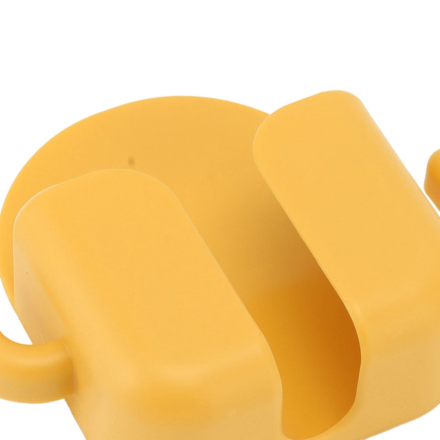 Self Adhesive Wall Mount Cell Phone Holder Wall Mount Phone Charging Holder for Home Office Bedroom Yellow
