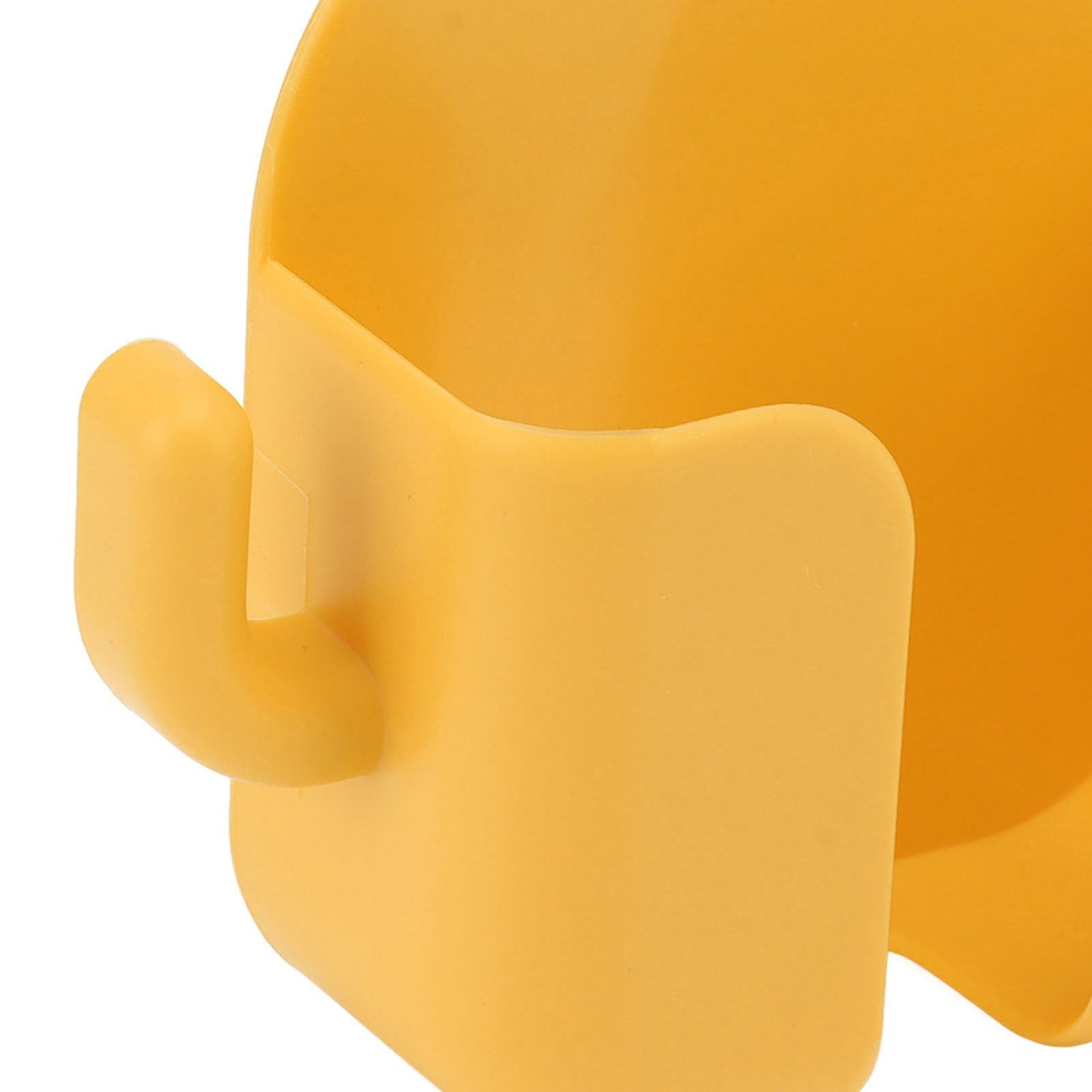 Self Adhesive Wall Mount Cell Phone Holder Wall Mount Phone Charging Holder for Home Office Bedroom Yellow
