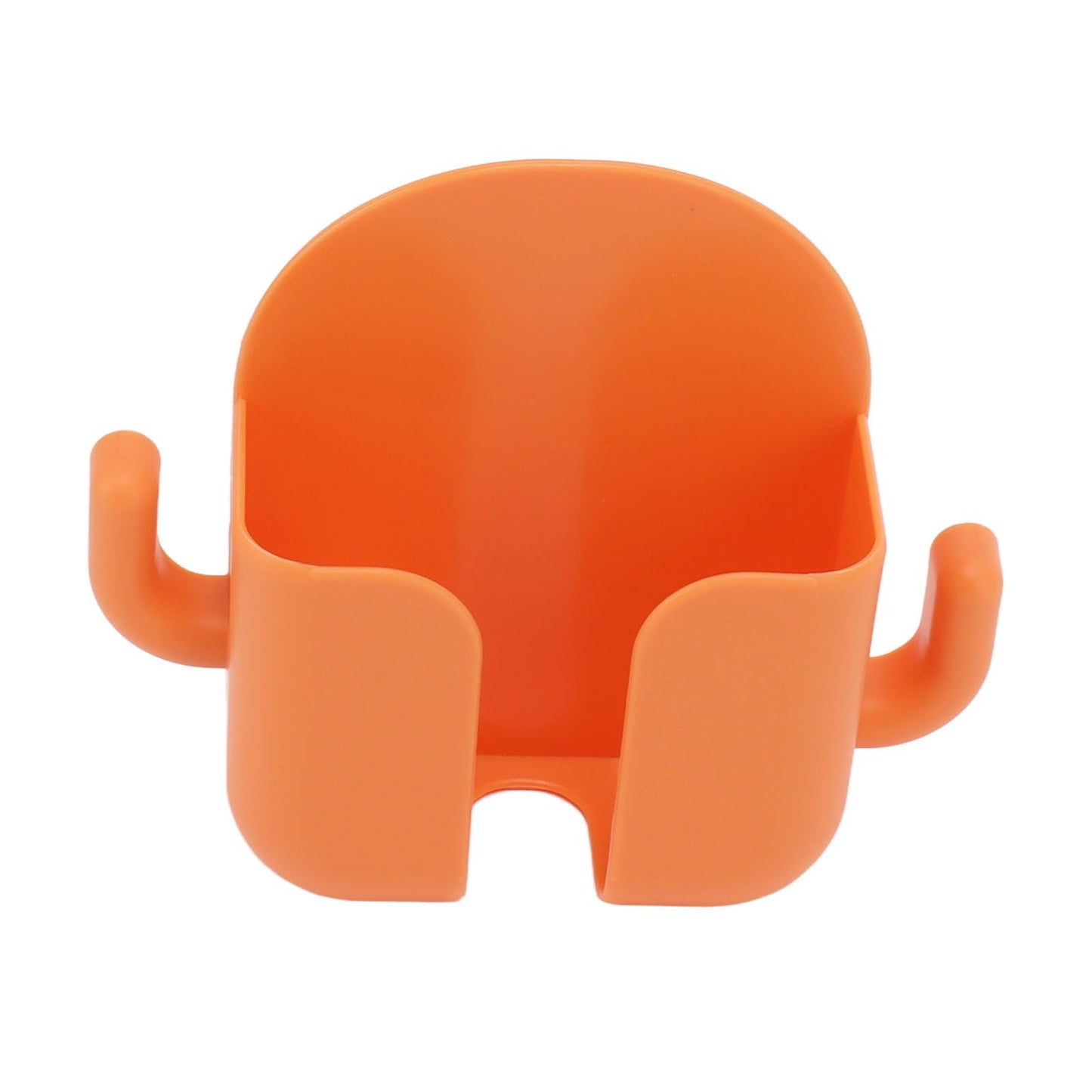 Self Adhesive Wall Mount Cell Phone Holder Wall Mount Phone Charging Holder for Home Office Bedroom Orange