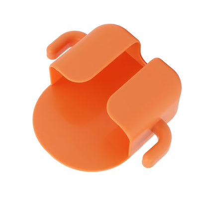 Self Adhesive Wall Mount Cell Phone Holder Wall Mount Phone Charging Holder for Home Office Bedroom Orange