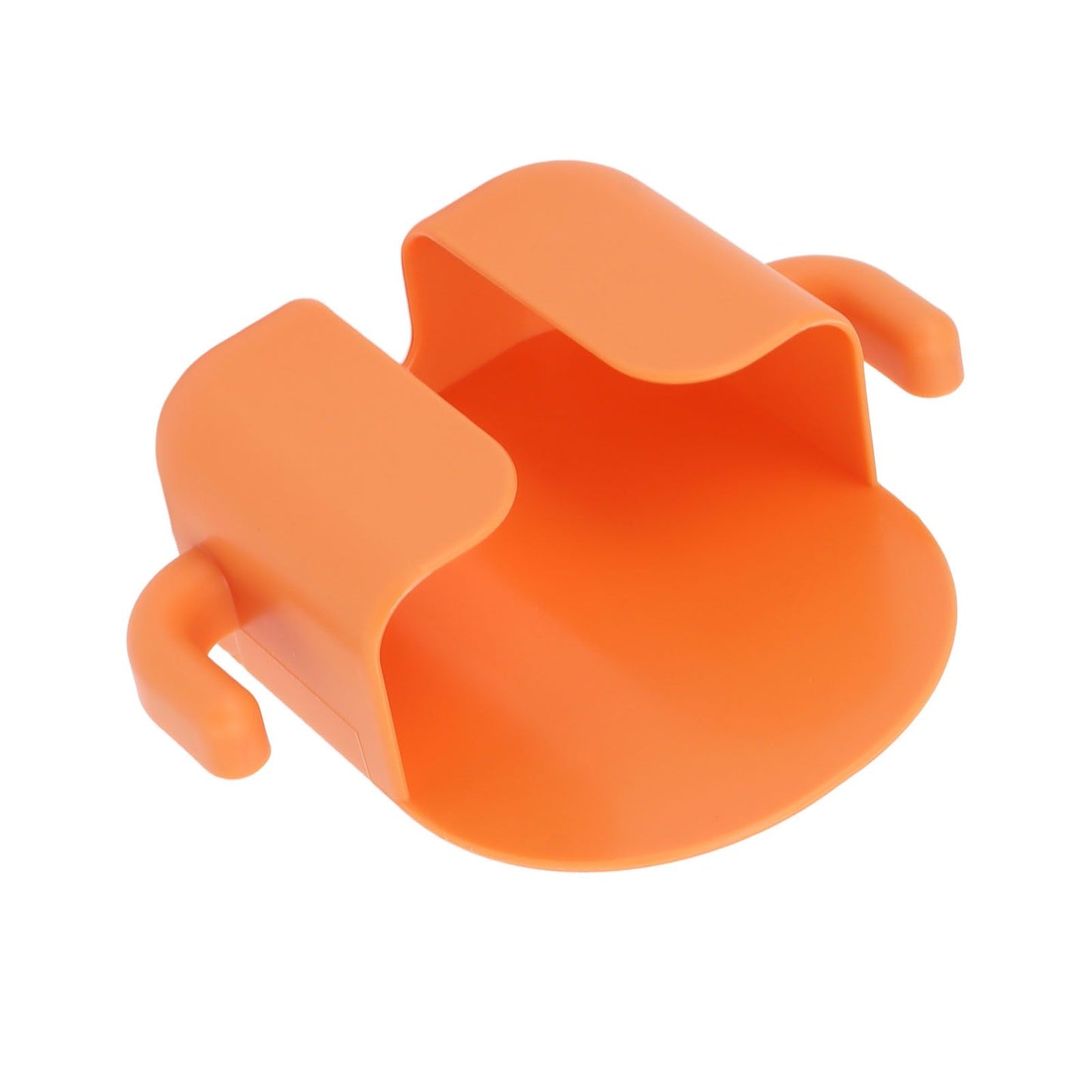 Self Adhesive Wall Mount Cell Phone Holder Wall Mount Phone Charging Holder for Home Office Bedroom Orange