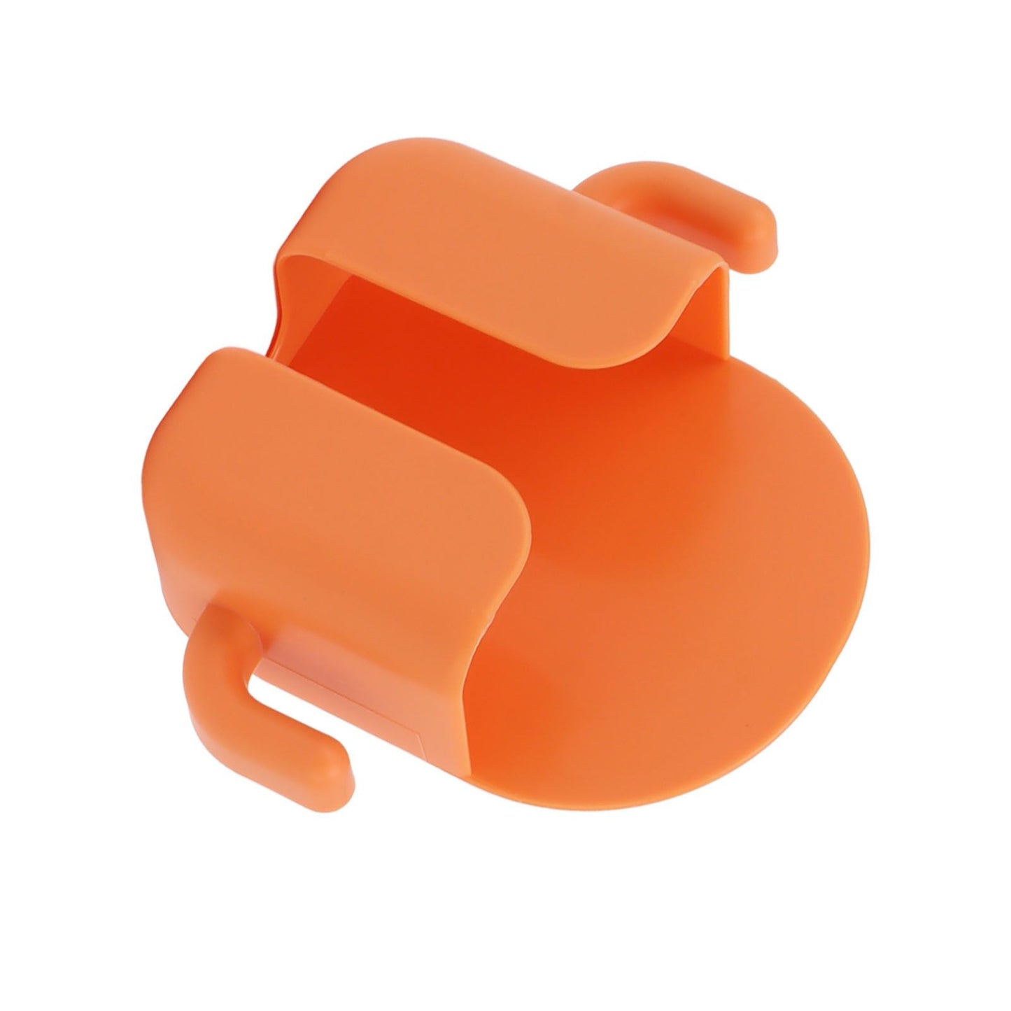 Self Adhesive Wall Mount Cell Phone Holder Wall Mount Phone Charging Holder for Home Office Bedroom Orange