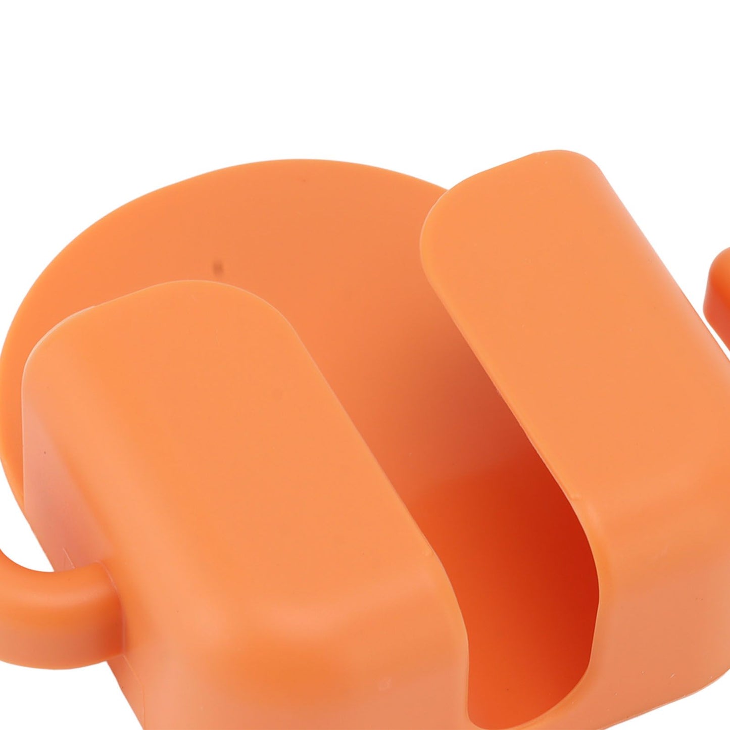 Self Adhesive Wall Mount Cell Phone Holder Wall Mount Phone Charging Holder for Home Office Bedroom Orange