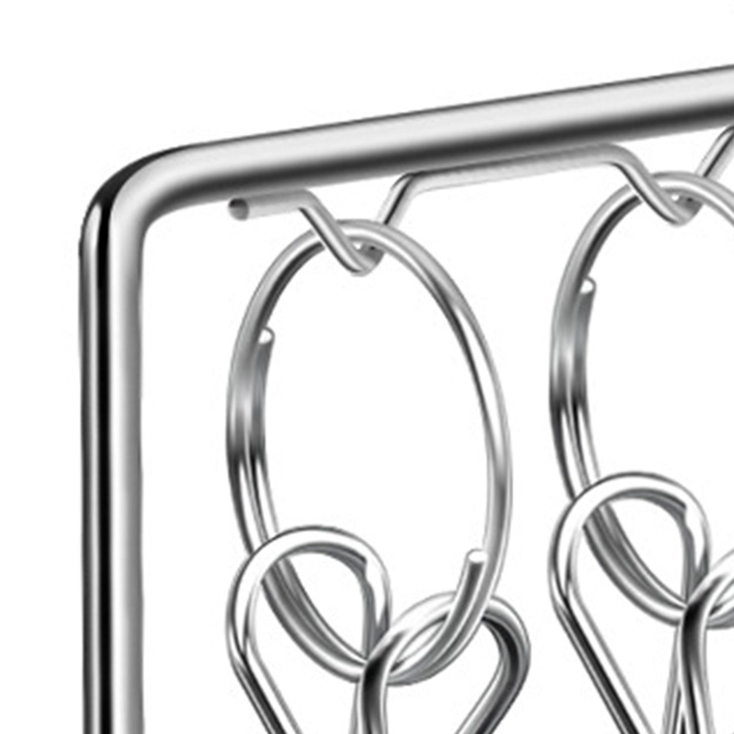 Stainless Steel Sock Drying Rack for Towels Cloth Diapers Bras Baby Clothes Underwear Hat Gloves 2 Layer 20 Clip