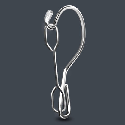 Stainless Steel Sock Drying Rack for Towels Cloth Diapers Bras Baby Clothes Underwear Hat Gloves 2 Layer 20 Clip