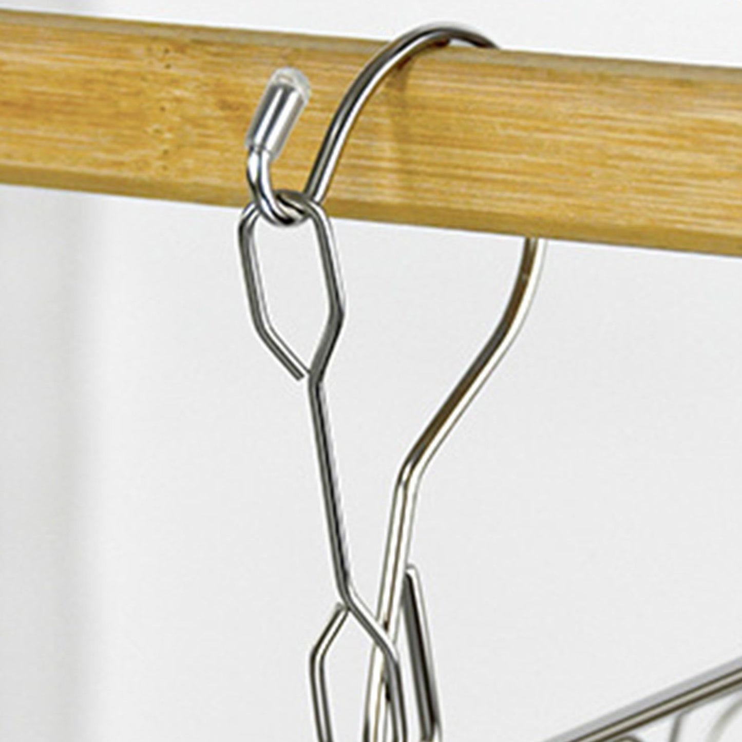 Stainless Steel Sock Drying Rack for Towels Cloth Diapers Bras Baby Clothes Underwear Hat Gloves 3 Layer 30 Clip