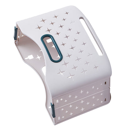 Collapsible Laundry Basket Portable Foldable Laundry Hamper Clothes Storage Organizer Basket for Home Hotel Sea Blue Single Basket
