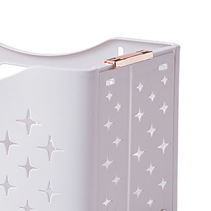 Collapsible Laundry Basket Portable Foldable Laundry Hamper Clothes Storage Organizer Basket for Home Hotel Rose Gold Single Basket