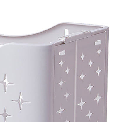 Collapsible Laundry Basket Portable Foldable Laundry Hamper Clothes Storage Organizer Basket for Home Hotel Ivory White Single Basket