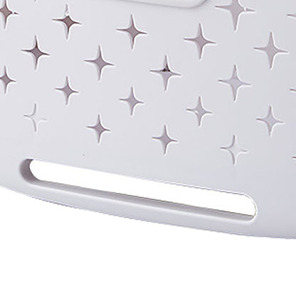 Collapsible Laundry Basket Portable Foldable Laundry Hamper Clothes Storage Organizer Basket for Home Hotel Ivory White Single Basket