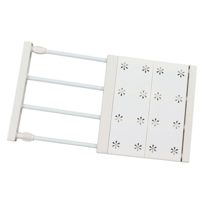 Wardrobe Partition Board Storage Extendable Rod Space Saving Layered Partition Board for Cabinet 11.8‑15.7in
