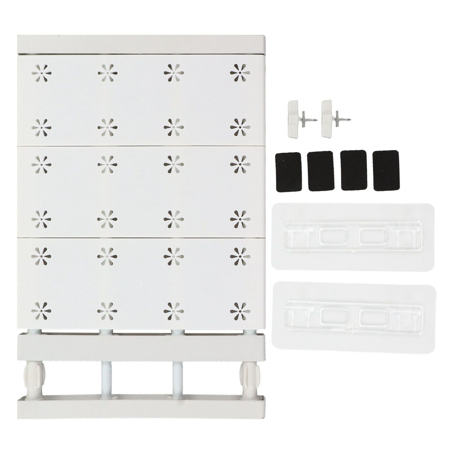 Wardrobe Partition Board Storage Extendable Rod Space Saving Layered Partition Board for Cabinet 15-23.6in