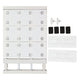 Wardrobe Partition Board Storage Extendable Rod Space Saving Layered Partition Board for Cabinet 15-23.6in