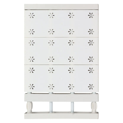 Wardrobe Partition Board Storage Extendable Rod Space Saving Layered Partition Board for Cabinet 15-23.6in