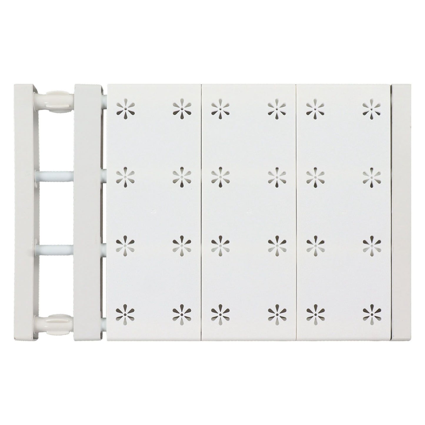 Wardrobe Partition Board Storage Extendable Rod Space Saving Layered Partition Board for Cabinet 15-23.6in