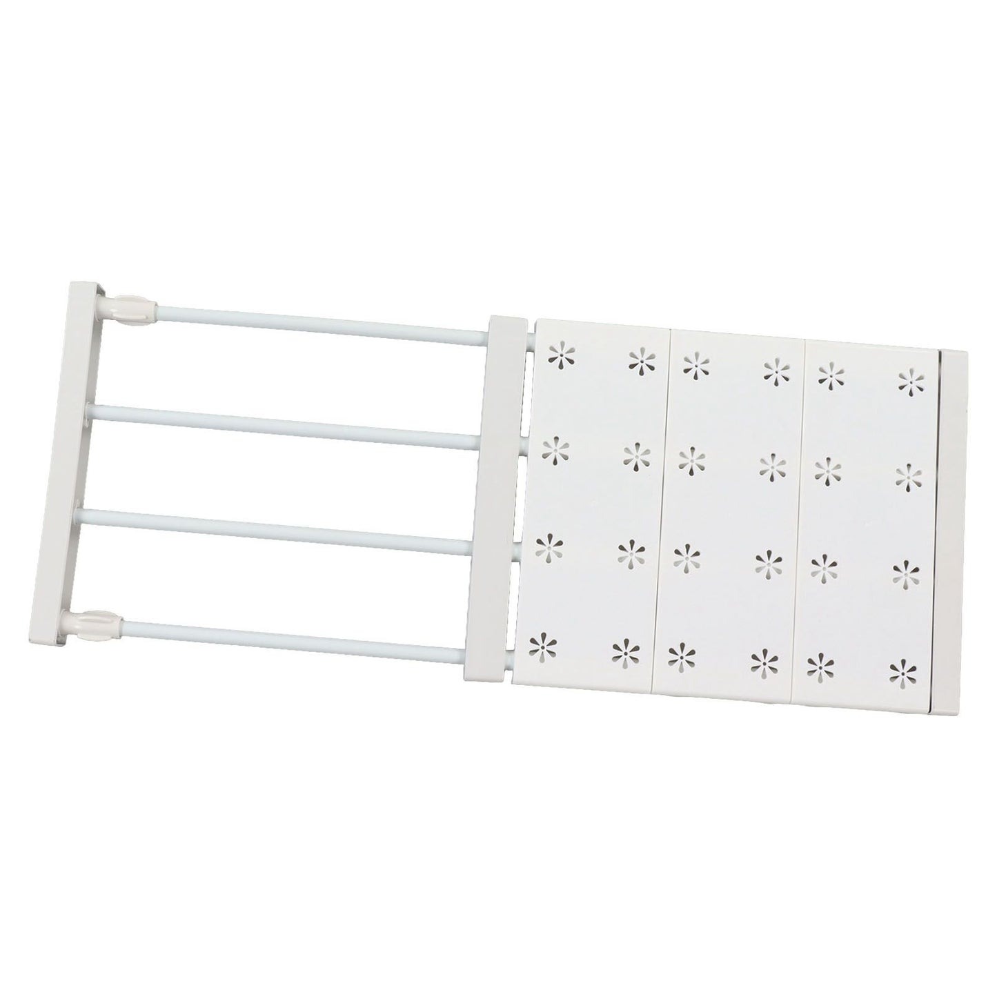 Wardrobe Partition Board Storage Extendable Rod Space Saving Layered Partition Board for Cabinet 15-23.6in