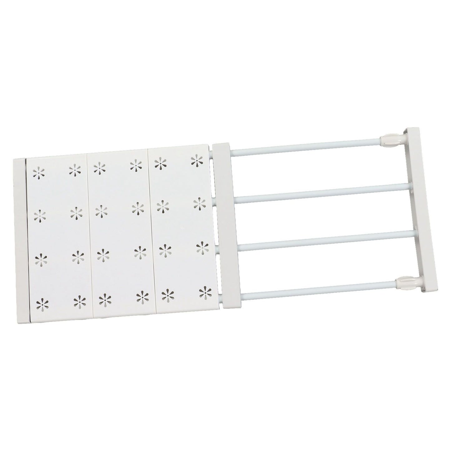 Wardrobe Partition Board Storage Extendable Rod Space Saving Layered Partition Board for Cabinet 15-23.6in