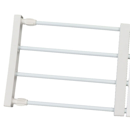 Wardrobe Partition Board Storage Extendable Rod Space Saving Layered Partition Board for Cabinet 15-23.6in