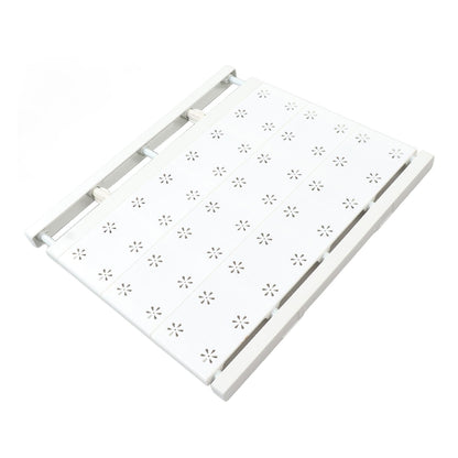 Expandable Closet Shelf Space Saving Punch Free Strong Bearing Capacity Wardrobe Clothes Dividers for Home 38-60cm/15.0-23.6in