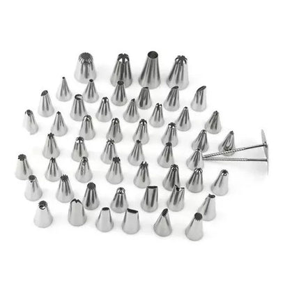 Piping Tips Stainless Steel Toxic Free Rust Proof Cake Decorating Nozzles for Home Baking