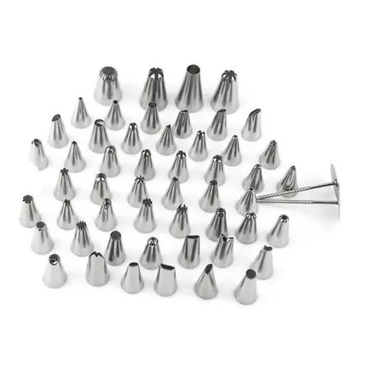 Piping Tips Stainless Steel Toxic Free Rust Proof Cake Decorating Nozzles for Home Baking