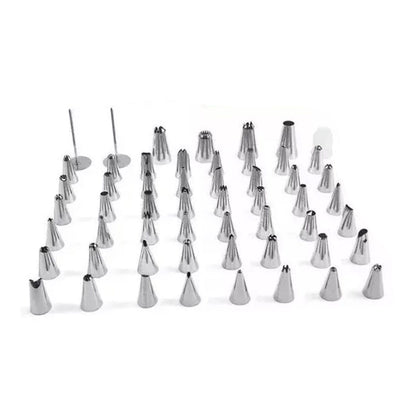 Piping Tips Stainless Steel Toxic Free Rust Proof Cake Decorating Nozzles for Home Baking
